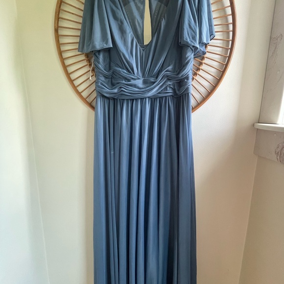 David's Bridal Dresses & Skirts - David's Bridal Soft Blue Maxi Dress